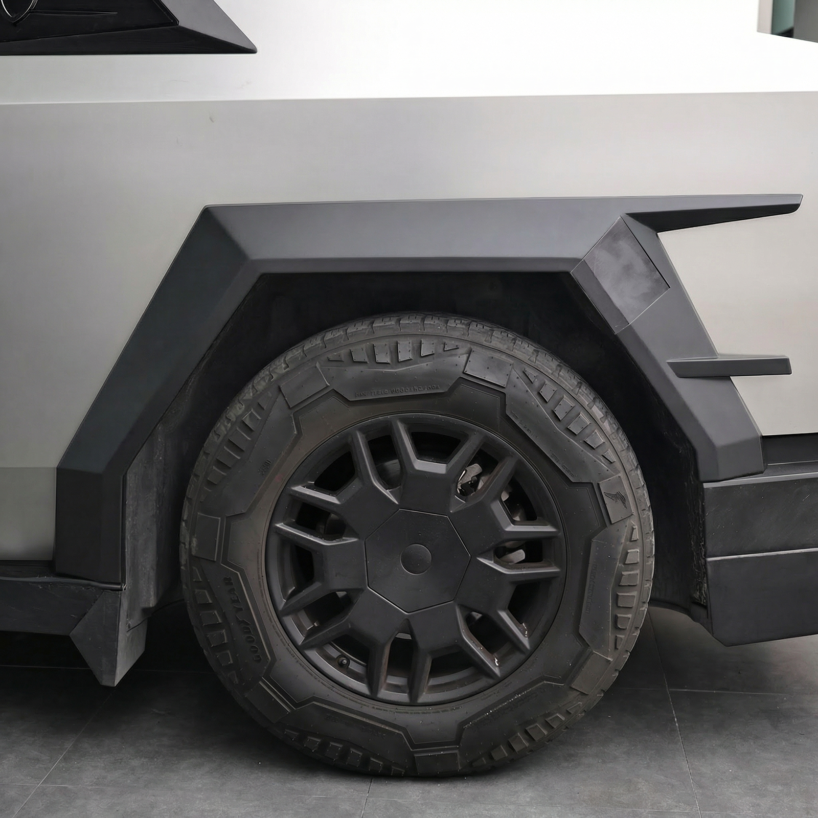 Cybertruck Armor Fender Flares Cover Off-Road Protection ABS Front & Rear Wheel Arches Eyebrow Protector Trim