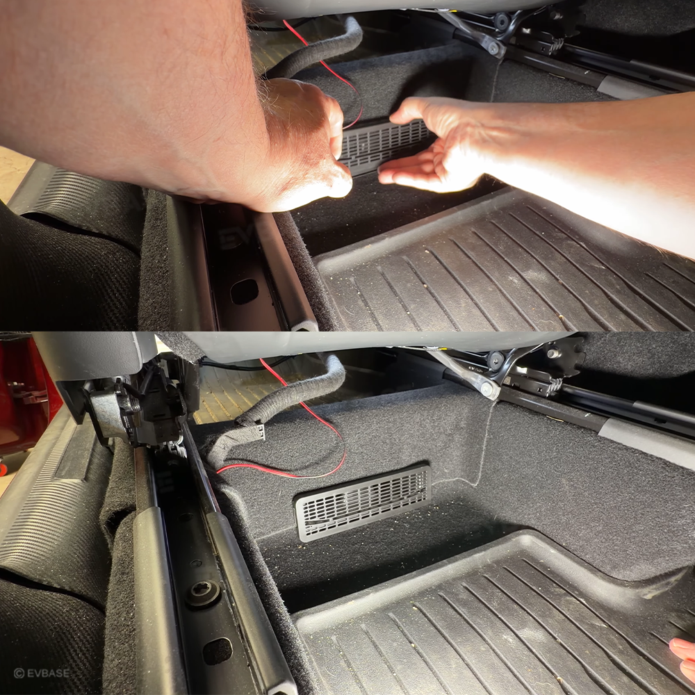 Model Y Juniper Under-Seat Air Vent Cover Backseat Air Flow Outlet Protector for Tesla