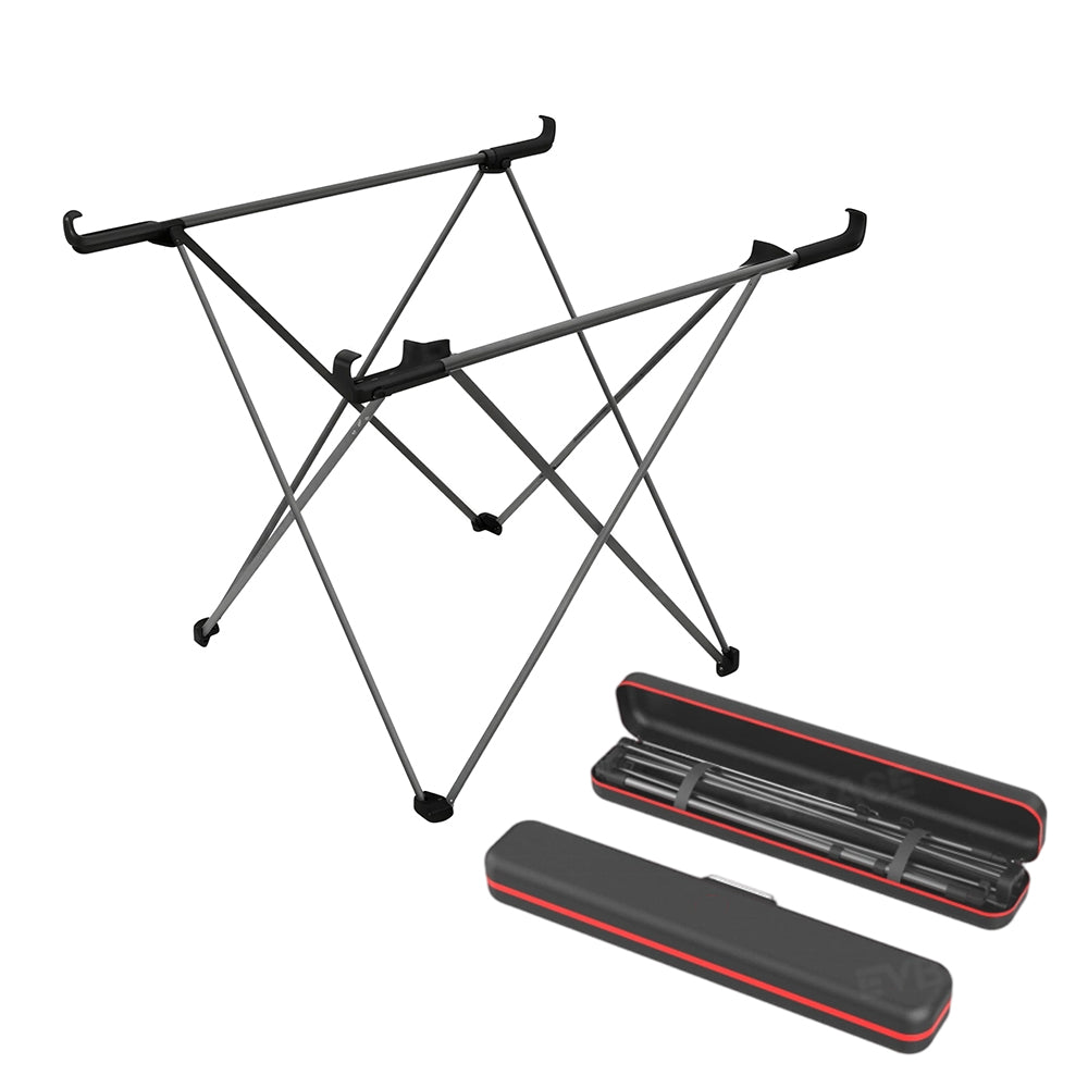 Camping Folding Table Legs X-Shaped Aluminum Table Stand with EVA Hard Case for Tesla Model Y/3/X/S
