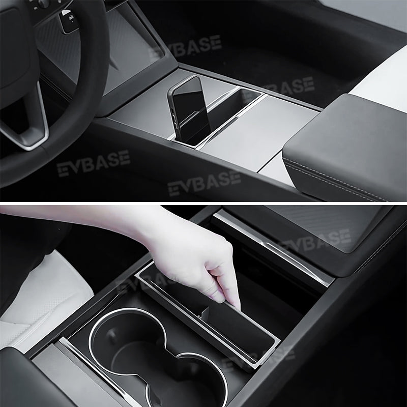 Model 3 Highland Center Console Organizer ABS Storage Box Tray Hidden Drawer for Tesla