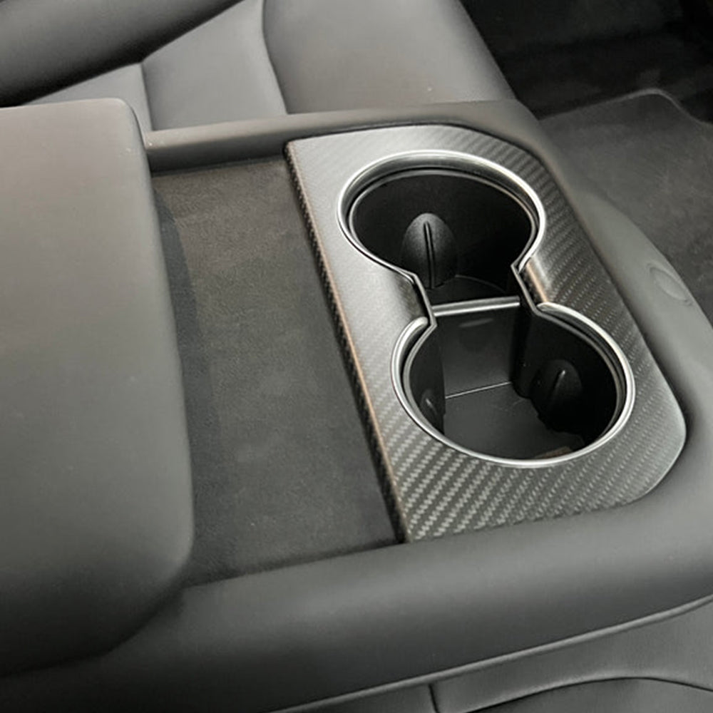EVBASE Tesla Model X S Premium Center Console Cup Holder Insert