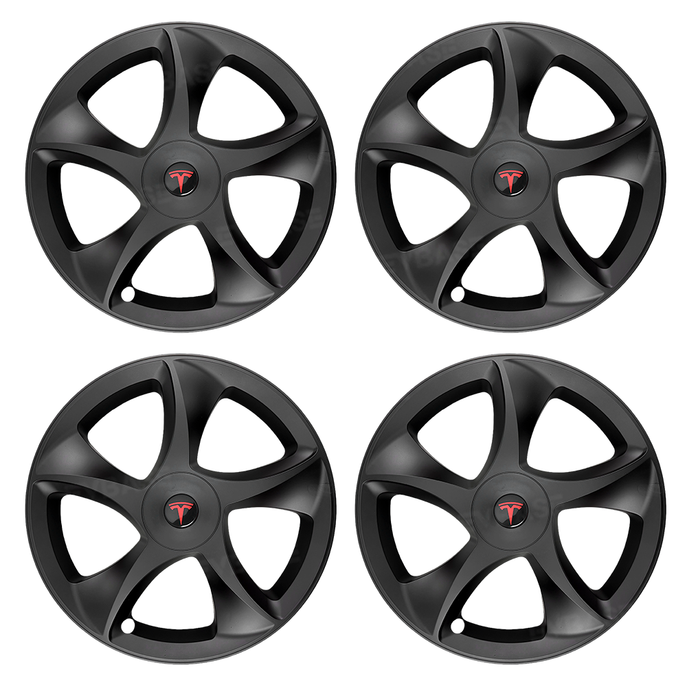 Model Y Juniper Wheel Covers for Tesla 19" Crossflow Wheels Hubcaps-3D Sculpted Design