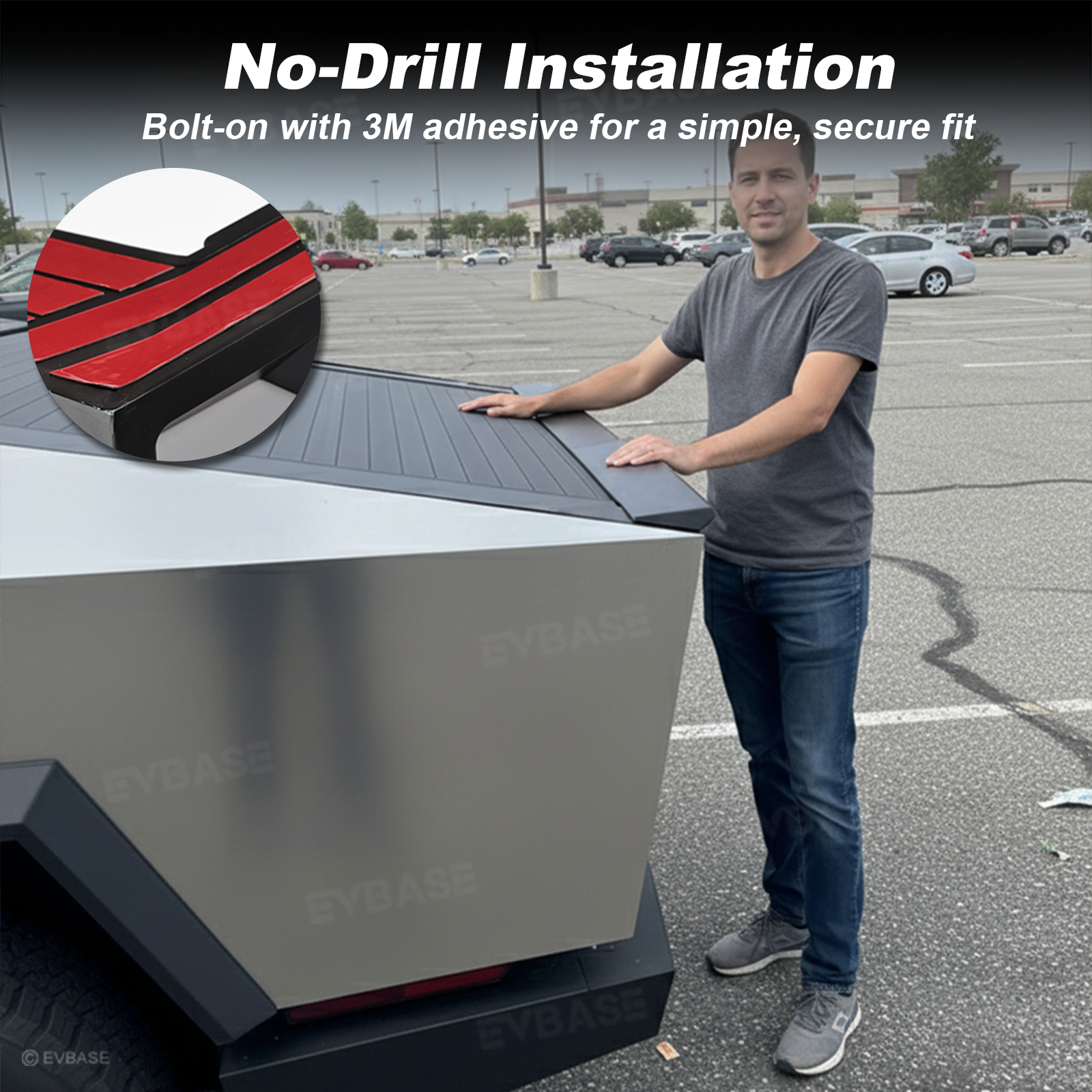 Cybertruck Rear Top Spoiler ABS Tailgate Lip Spoiler Wing