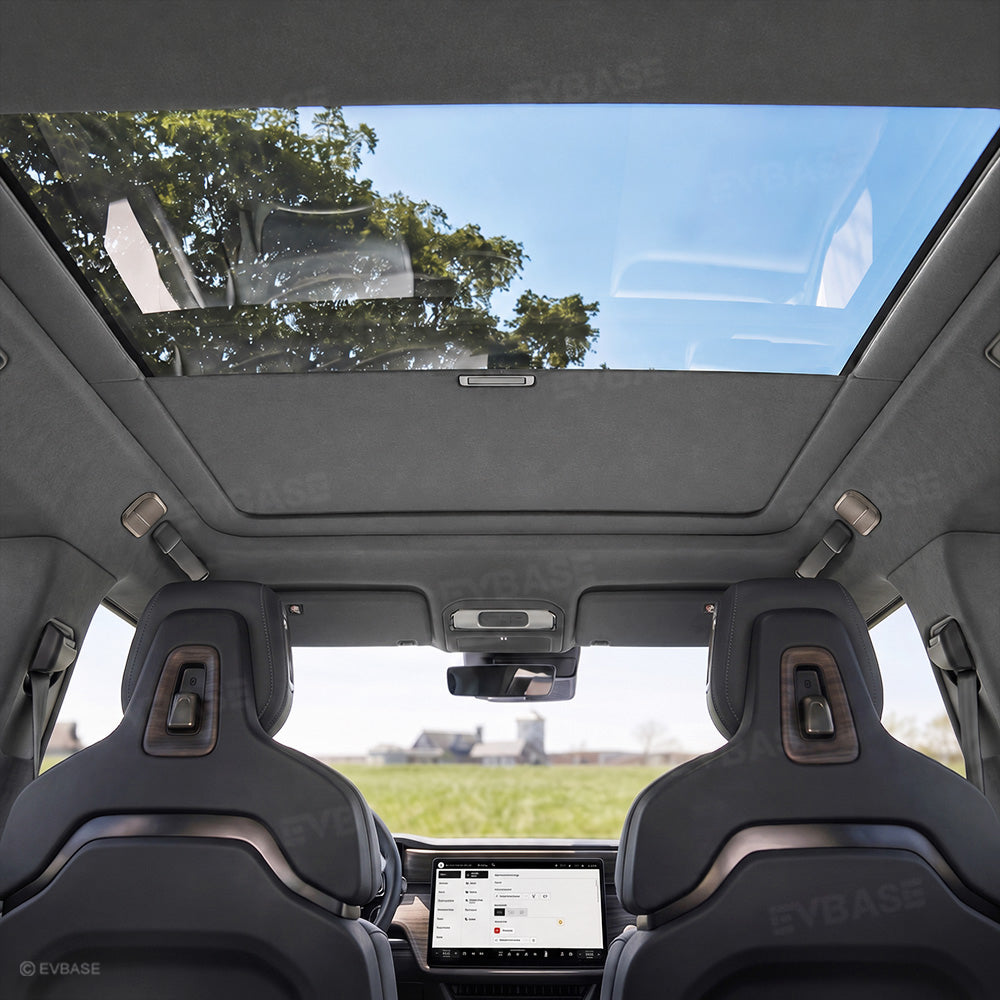 Retractable Roof Sunshade for Rivian R2 Glass Sunroof Shade UV Protection & Heat Insulation