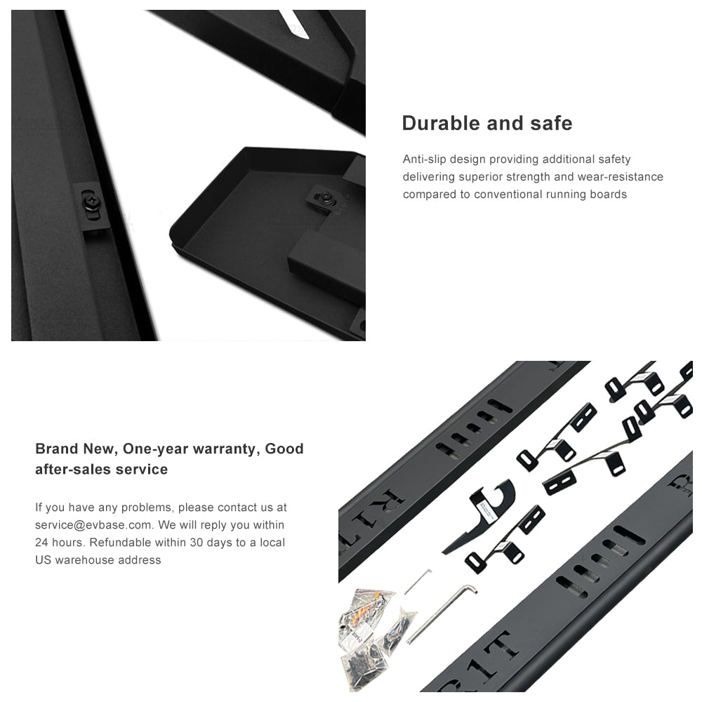 Running Board Side Steps Nerf Bars for Rivian R1T/R1S Exterior Accessories