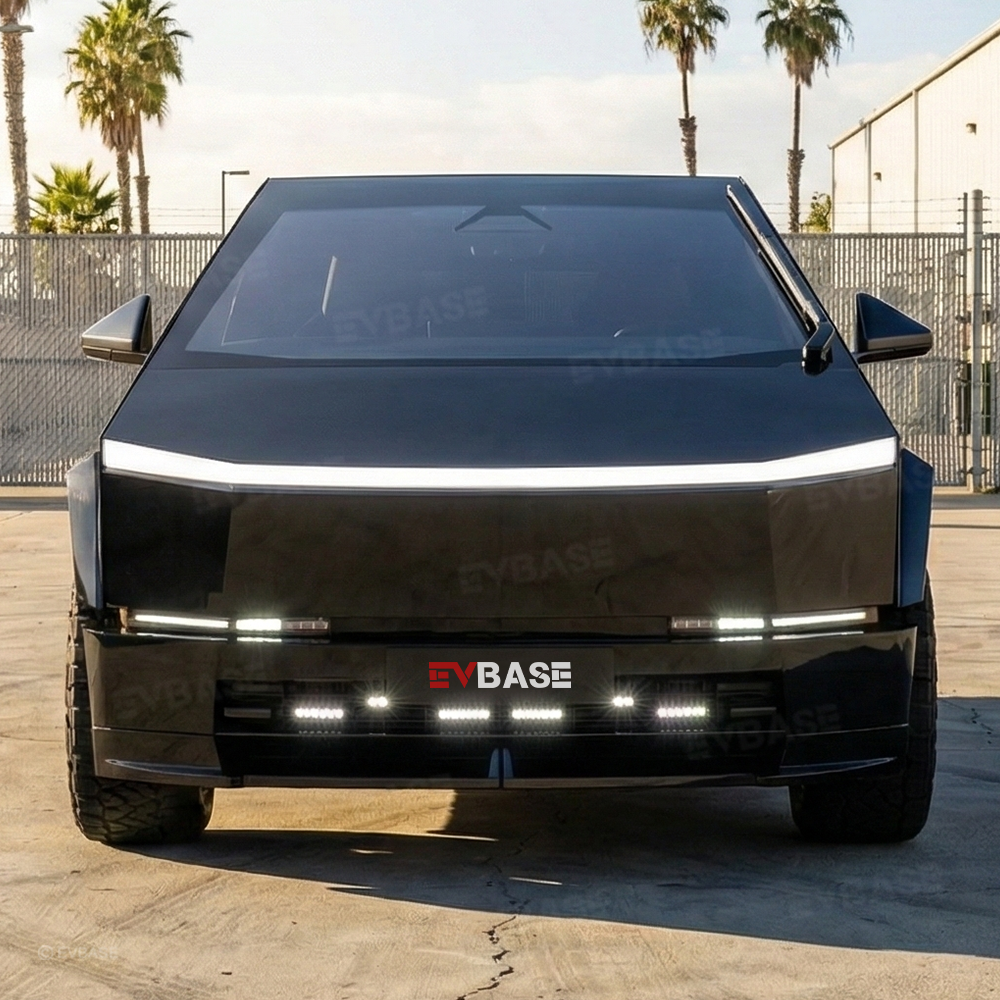 Cybertruck Front Grille LED Light Bar Tactical Lower Grille Auxiliary Lighting Upgrade