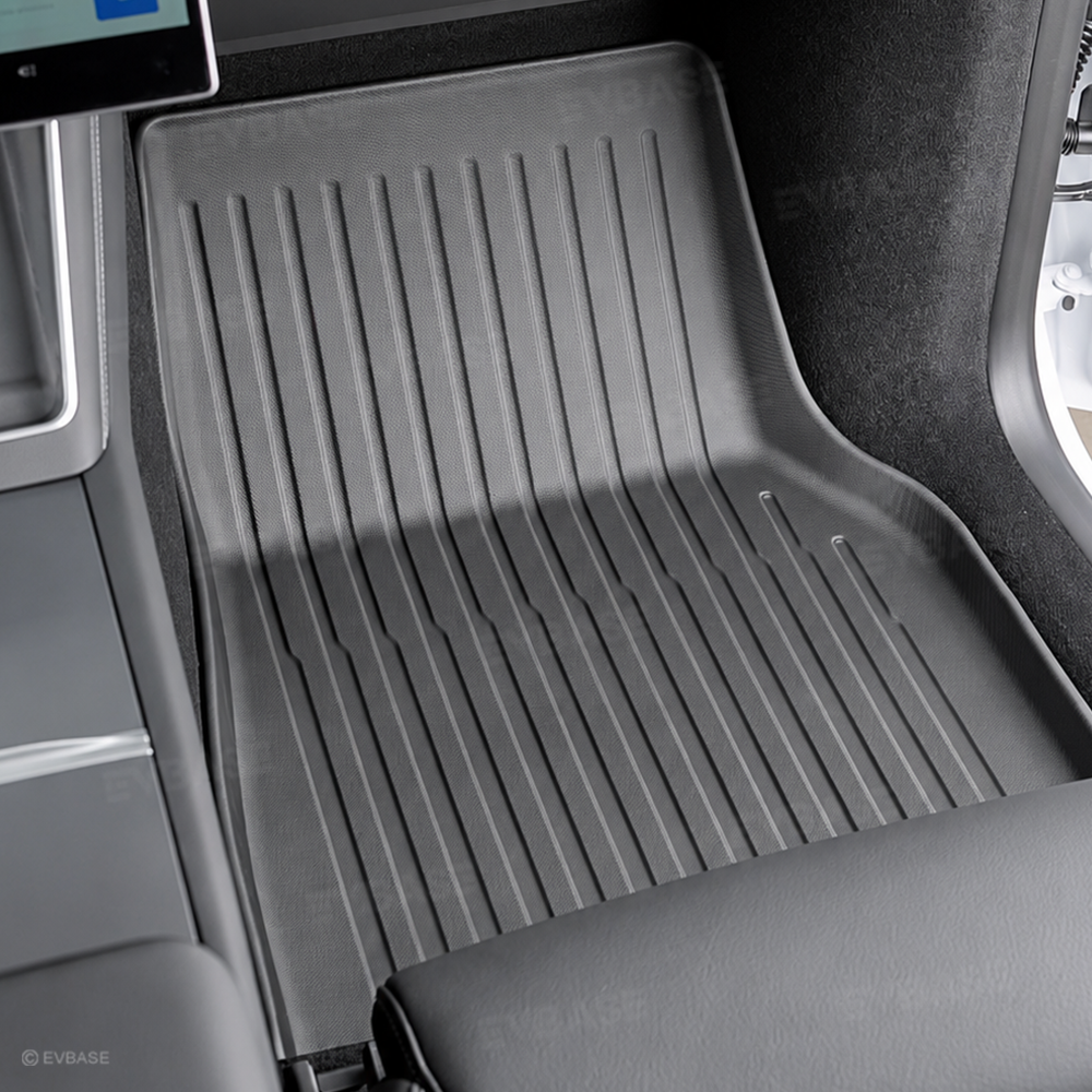 Model Y L All-Weather TPE Floor Mats & Trunk Mat Cargo Liner & Seat Back Protector & Rear Bumper Guard Set