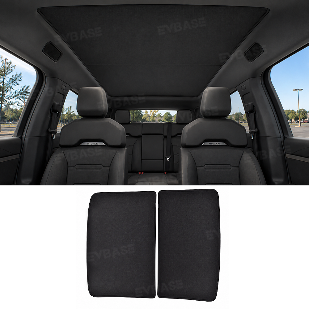 Sunshade for Rivian R2 Side Window Shade & Windshield Sun Shade & Glass Roof Sun Visor Foldable Heat Reflective Protector
