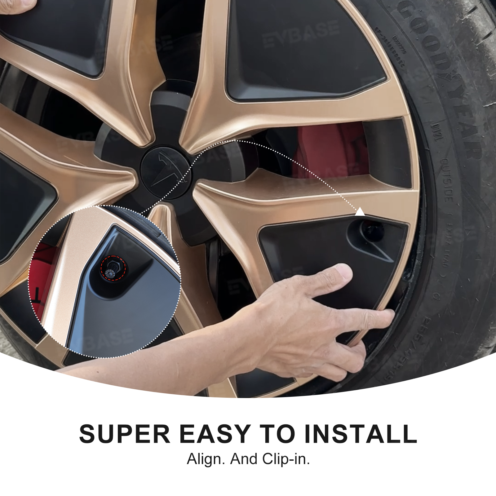 Model Y Juniper Wheel Covers 19 Inch Wheels Hubcaps Performance Look