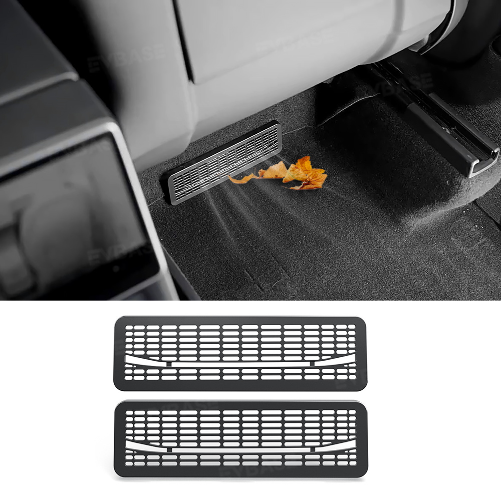 Model Y Juniper Grille Mesh Insert & Air Intake Vent Cover & Under-Seat Air Vent Cover Air Flow Outlet Protector