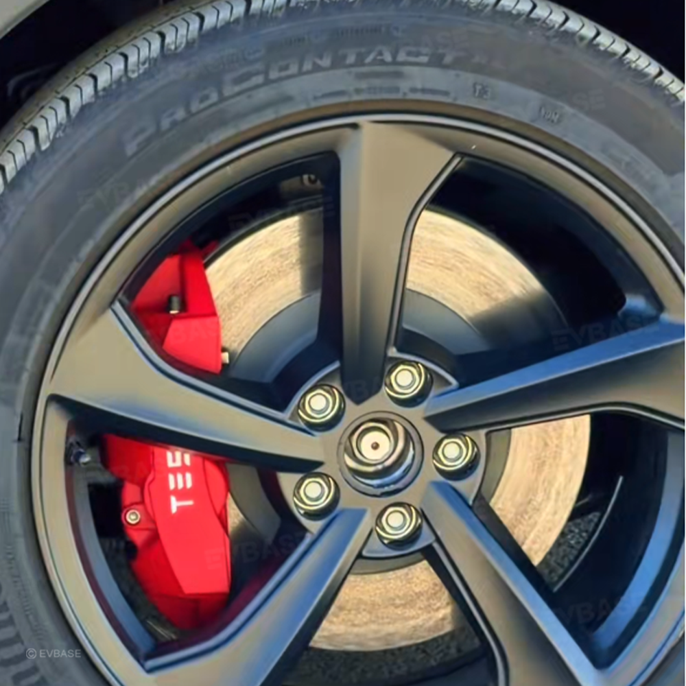 Model Y/ Y Juniper Silicone Brake Caliper Covers Caliper Protector Set Slip-On Fit & No Wheel Removal