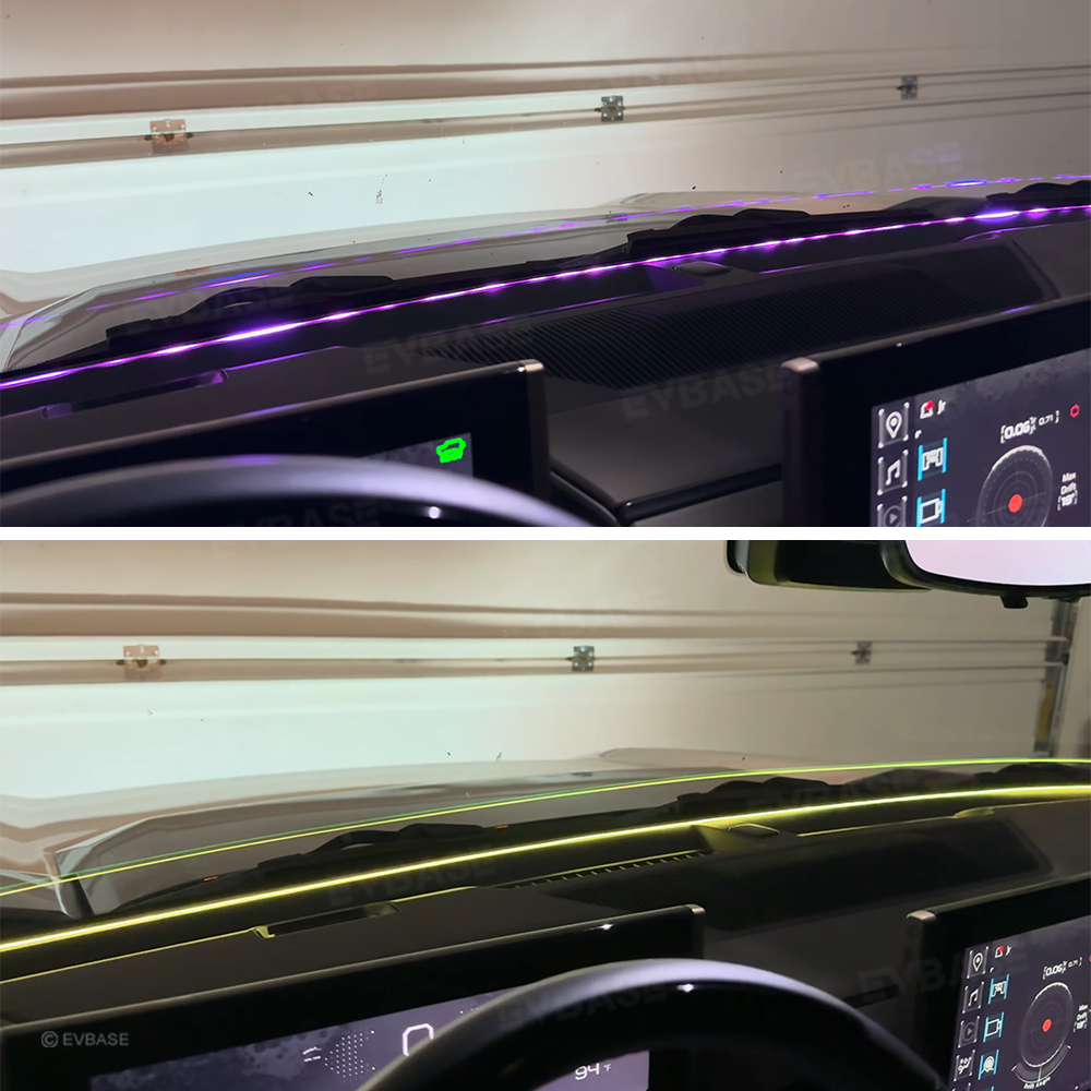 Hummer EV Dashboard Streamer Ambient Lighting RGB LED Light Strip