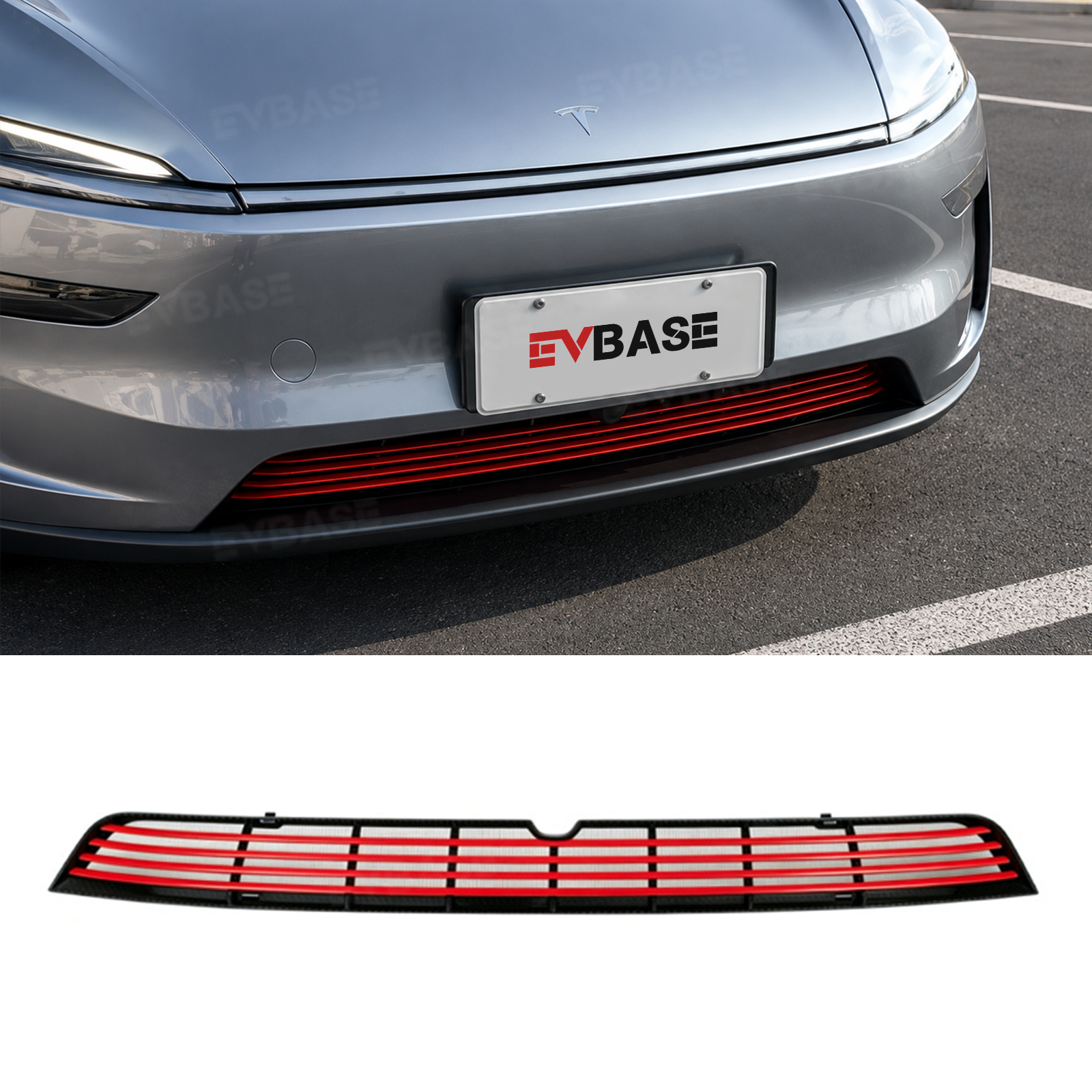Model Y Juniper Front Bumper Lower Grille Trim Mesh Grille Decorative Cover Exterior Styling Upgrade