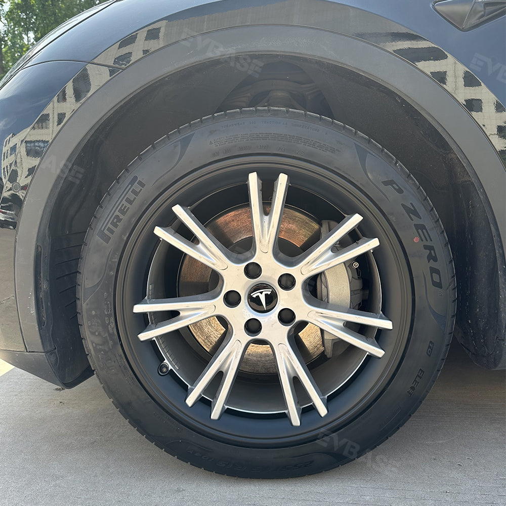 Model Y Wheel Rim Protectors 19Inch ABS Rimcase with Lug Nut Cover for Tesla| EVBASE