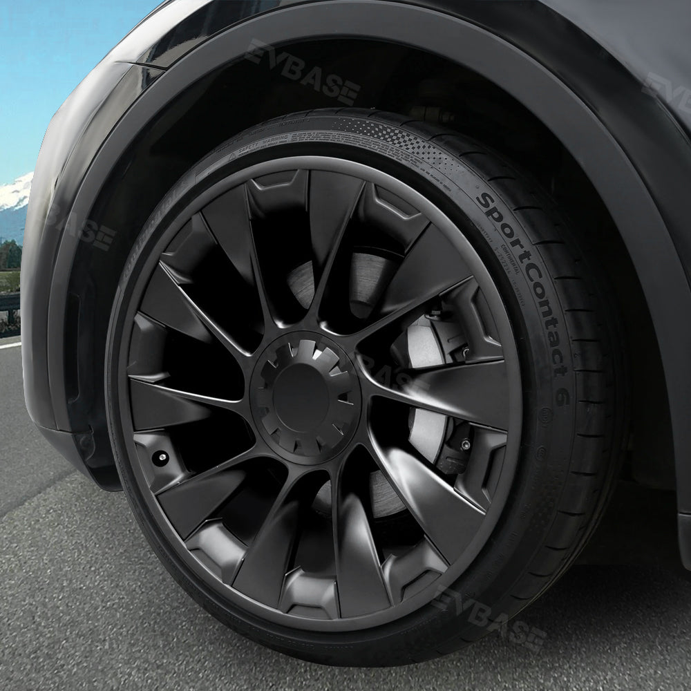 Model Y Wheel Rim Protector 20 Inch Induction Wheels All-in-one Mecha Style ABS Rimcase for Tesla