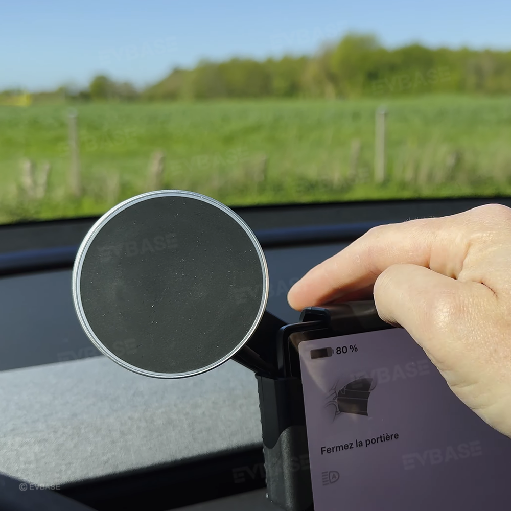 Model Y L Phone Mount Strongest Magnet Power Megasafe Car Mount Foldable Hidden Phone Holder