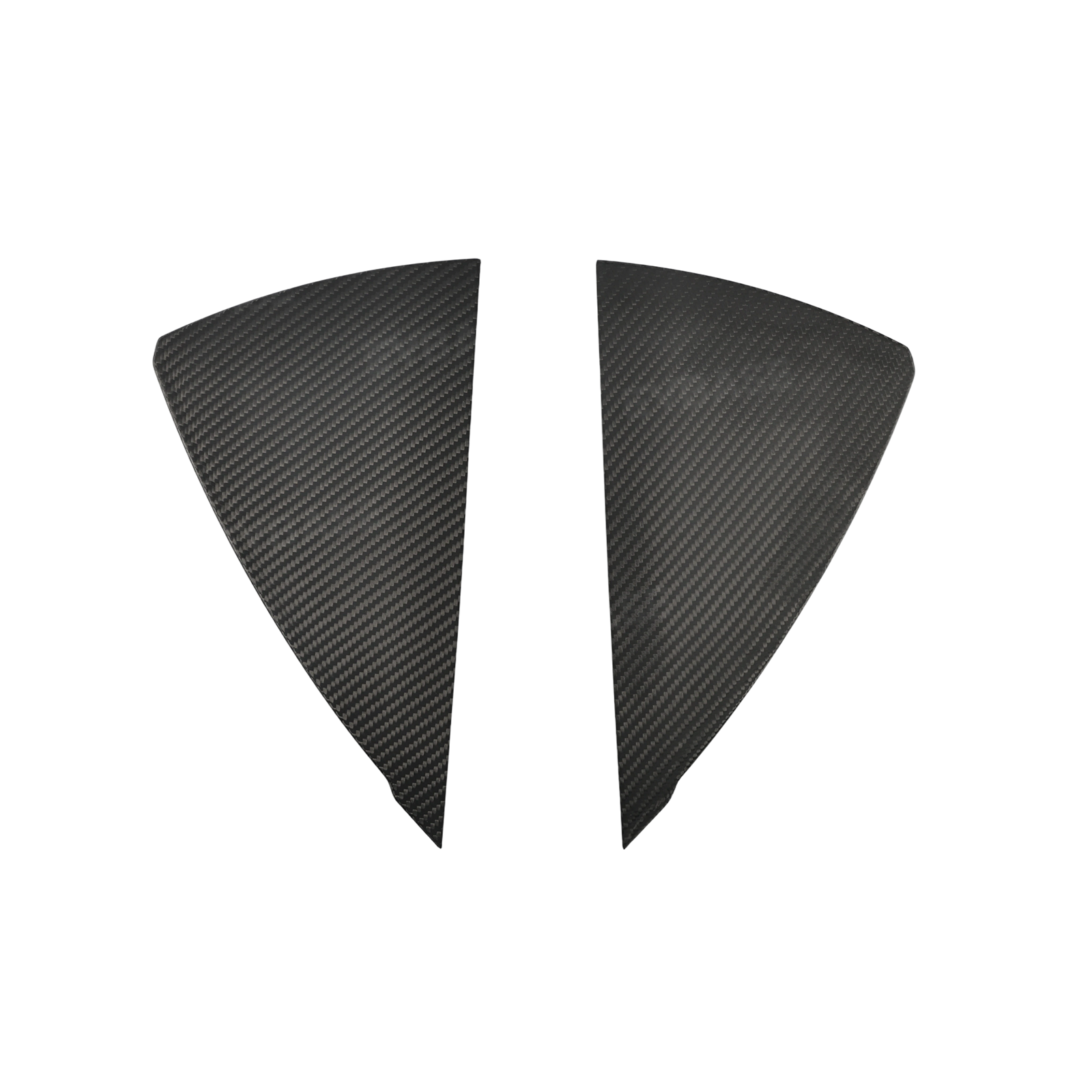 Model Y Juniper Dashboard Side Panel Trim Cover Real Carbon Fiber Front Door Slot Overlay