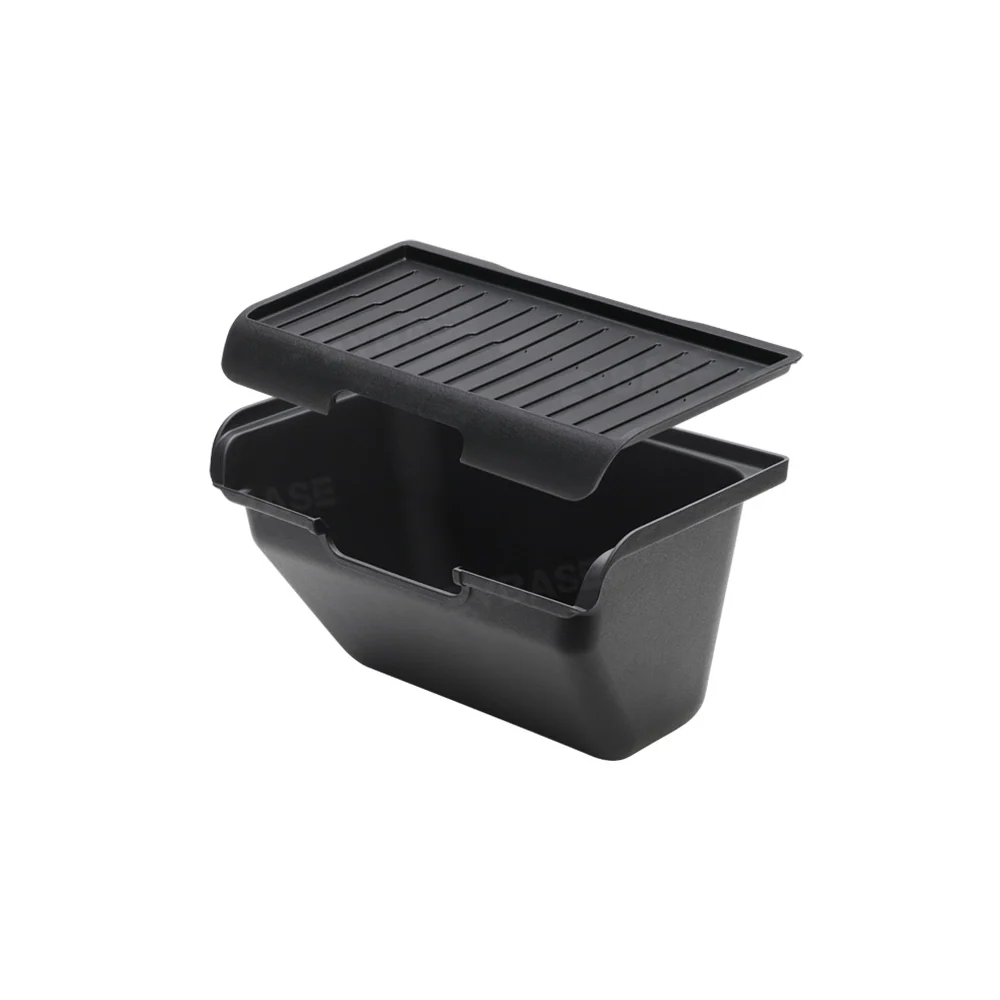 Rear Center Console Storage Box for Rivian R2 Rear Seat Organizer Trash Can