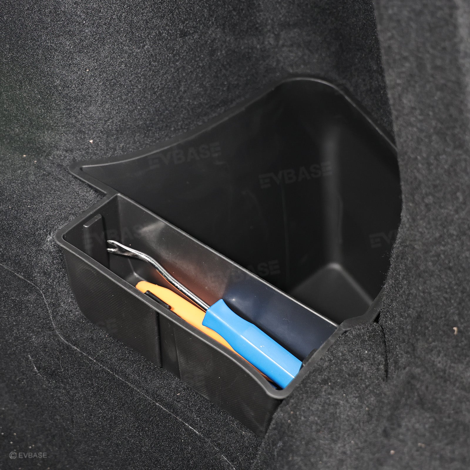Model Y Juniper Rear Trunk Storage Box TPE Side Cargo Organizer Bins 2.0 with Lids for Tesla