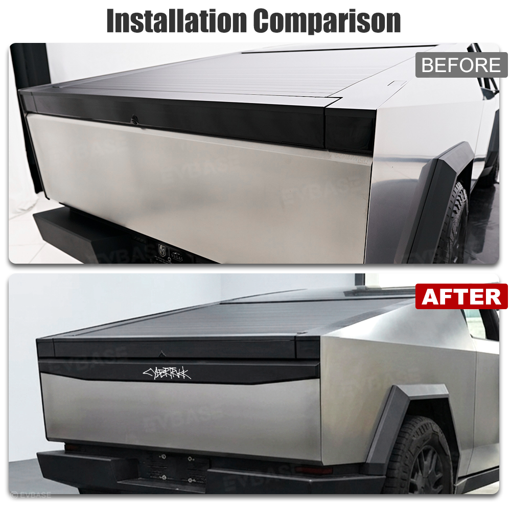 Cybertruck Tailgate Protector Anti-Scratch Tailgate ABS Trim Cover Protective Overlay