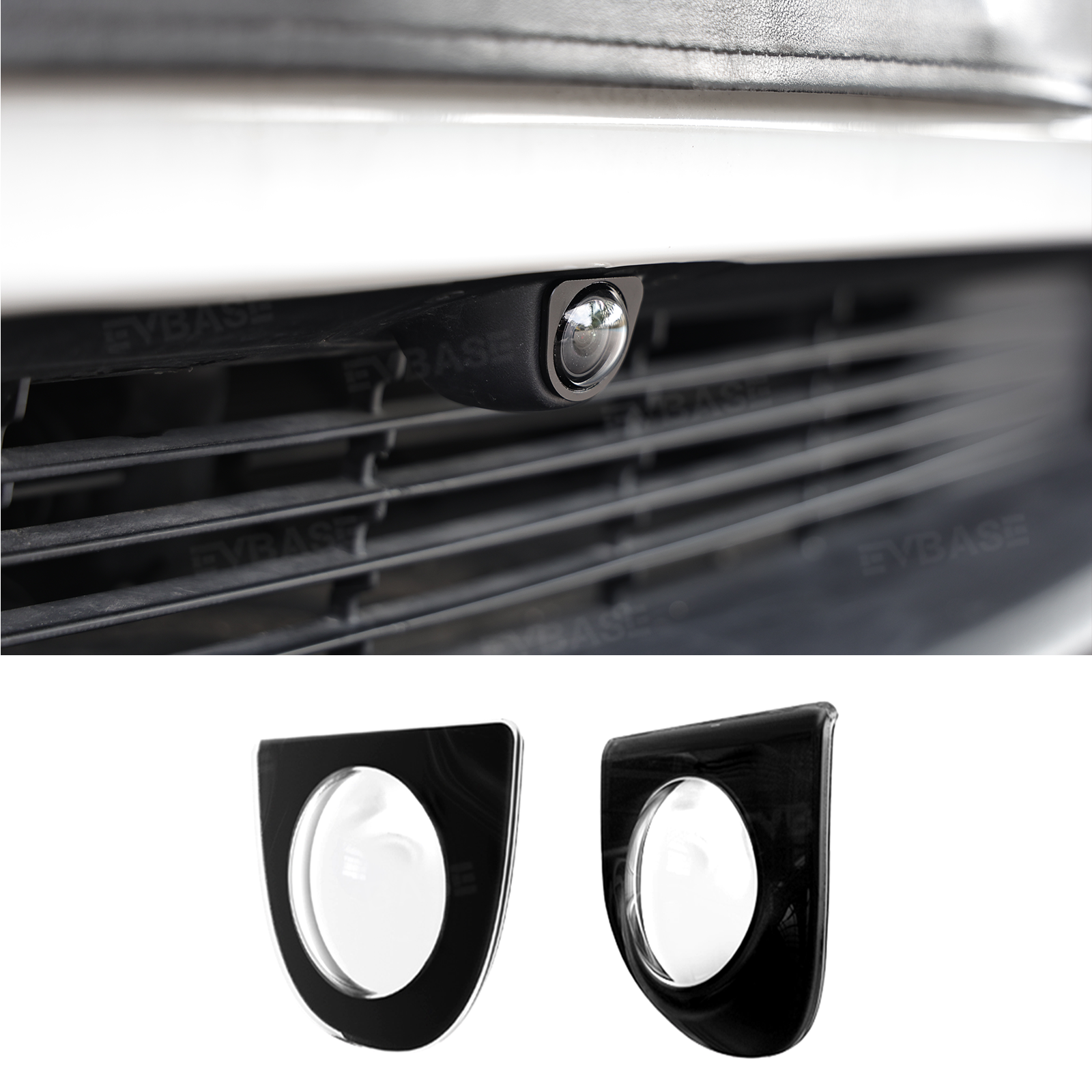 Model Y L Front & Rear Camera Lens Guard Protective Covers ABS Camera Protector Impact Resistant & Clears Fog Fast