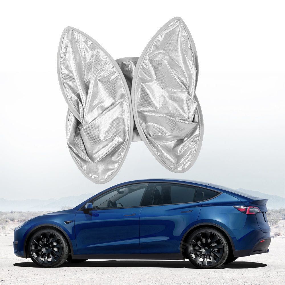 Model Y Roof Sunshade Suede Lining Glass Roof Sun Visor Protector Sun Shade Cover for Tesla