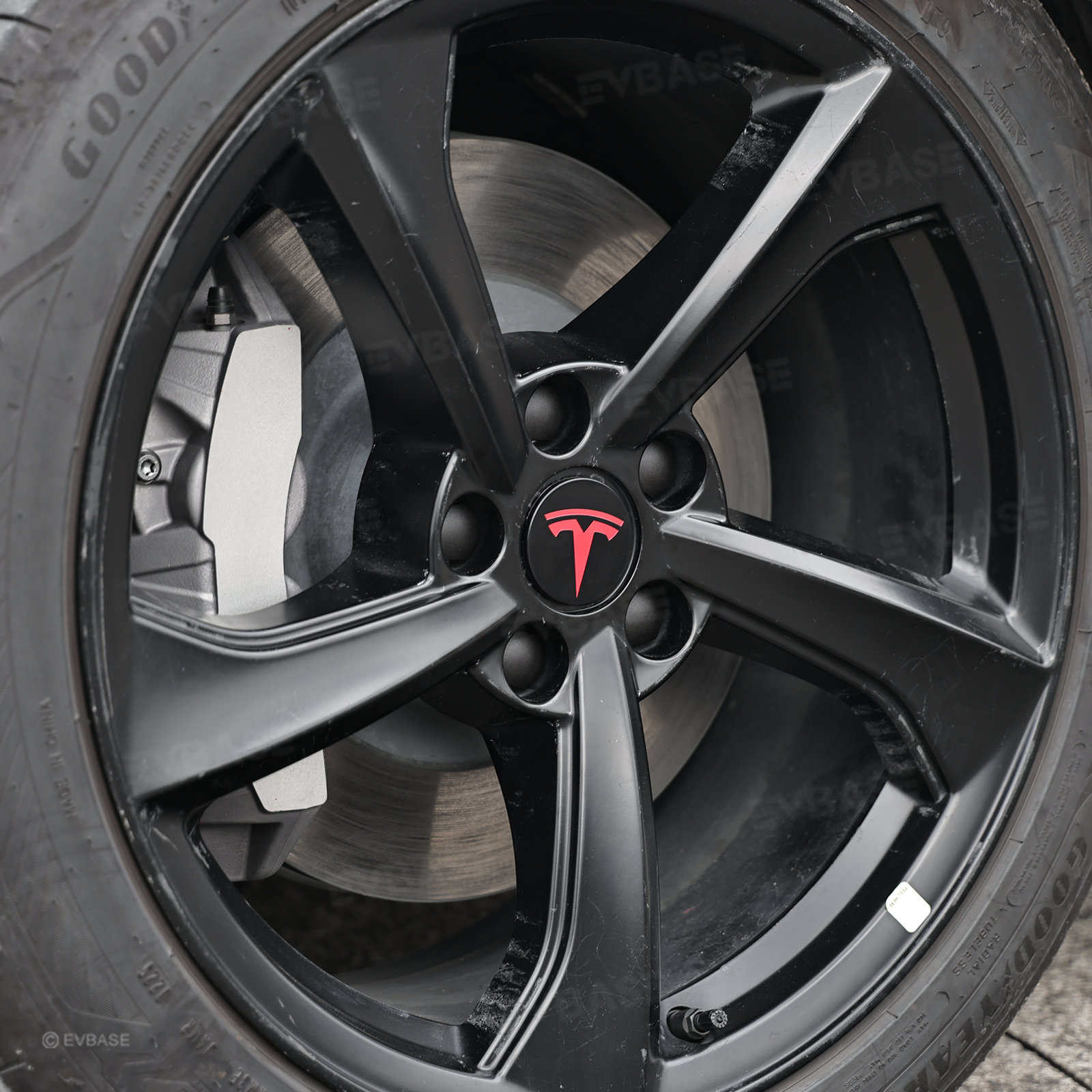 Wheel Center Cap Kit with Lug Nut Covers for Tesla Model 3/Y 18" and 19" Wheels