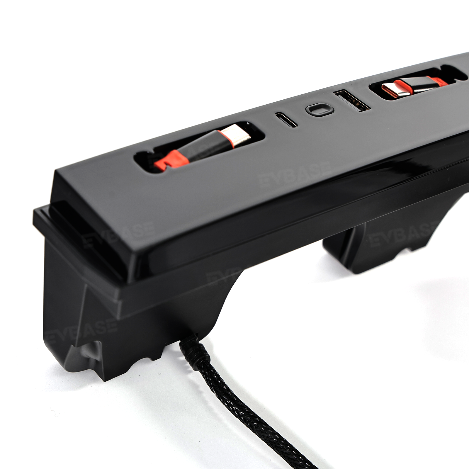 RGB USB Hub Adapter With Ambient Light for Tesla Model Y Juniper/ 3 Highland Center Console Multiport Hub Adapter