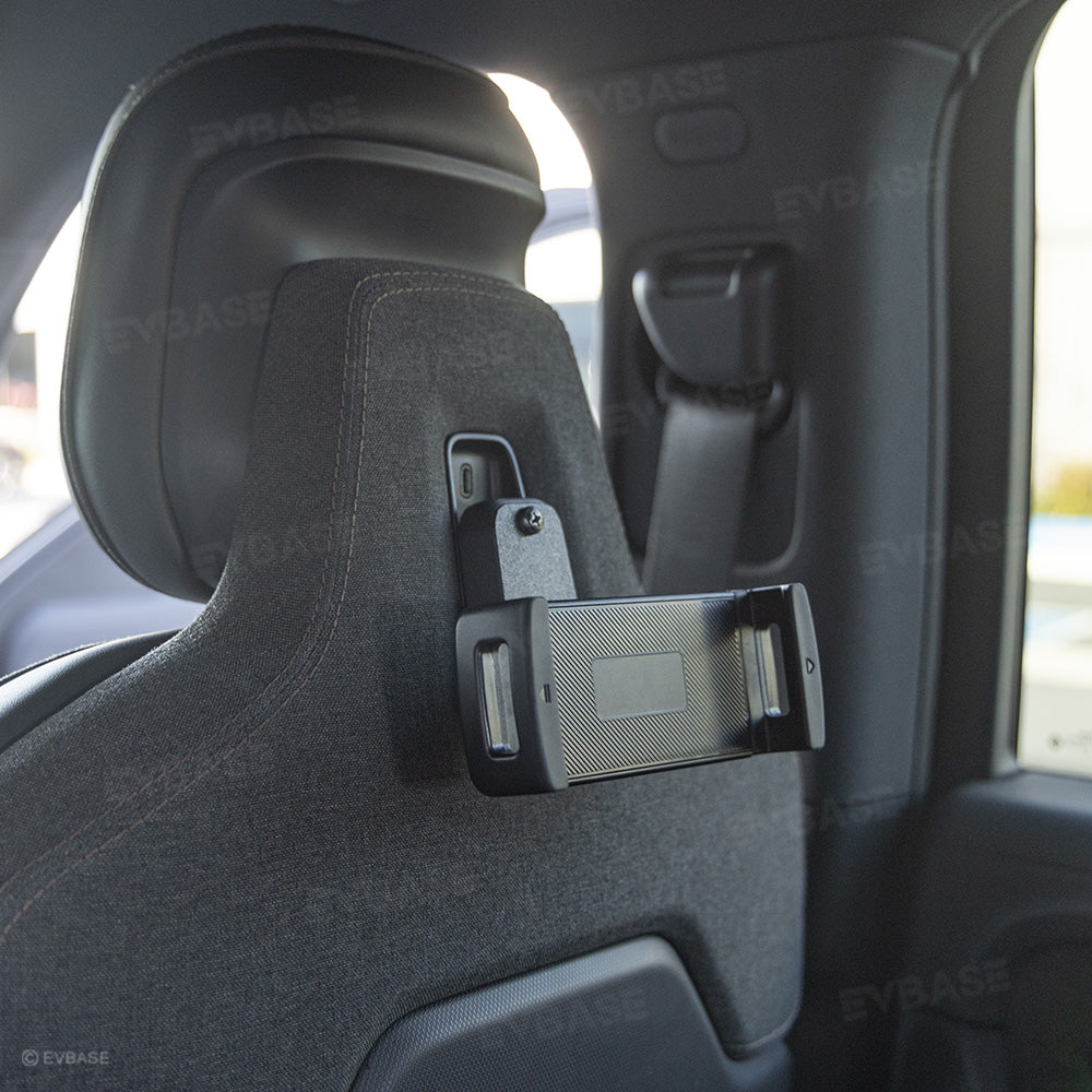 Back Seat Phone & Tablet Mount Anchor for Rivian R1T/ R1S/ R2 Magnetic Ball Mount Holder