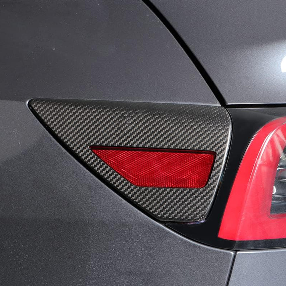 EVBASE Model 3 Y X S Charging Port Cover Real Carbon Fiber For Tesla