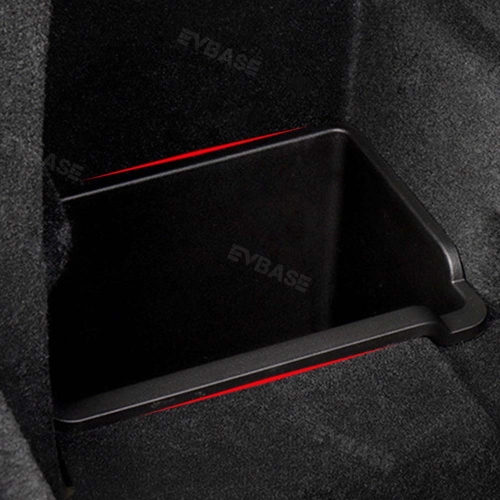 Model X Rear Trunk Storage Box Back Trunk Organizer Side Storage Bins for Tesla