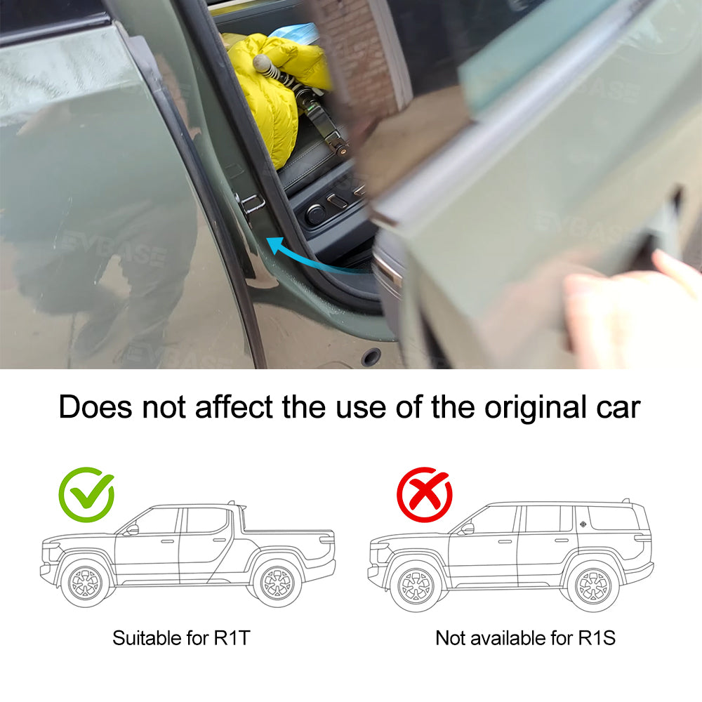 Door Lock Latch Covers for R1T ABS Protector Buckle Decor Protection Trim for Rivian