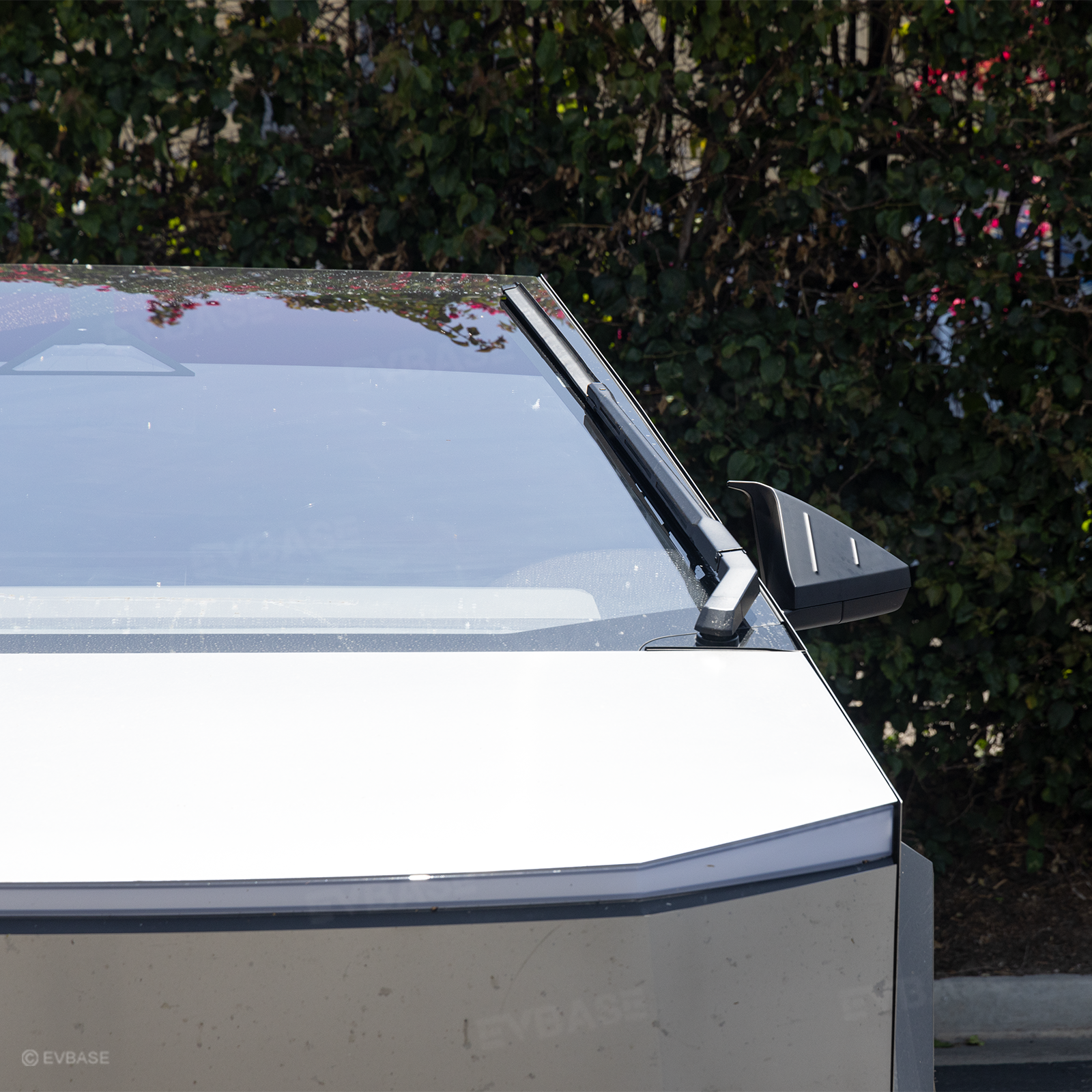 Cybertruck Side Mirror Cover Futuristic Tactical Horn-Style Rearview Mirror Caps ABS Protective Overlay