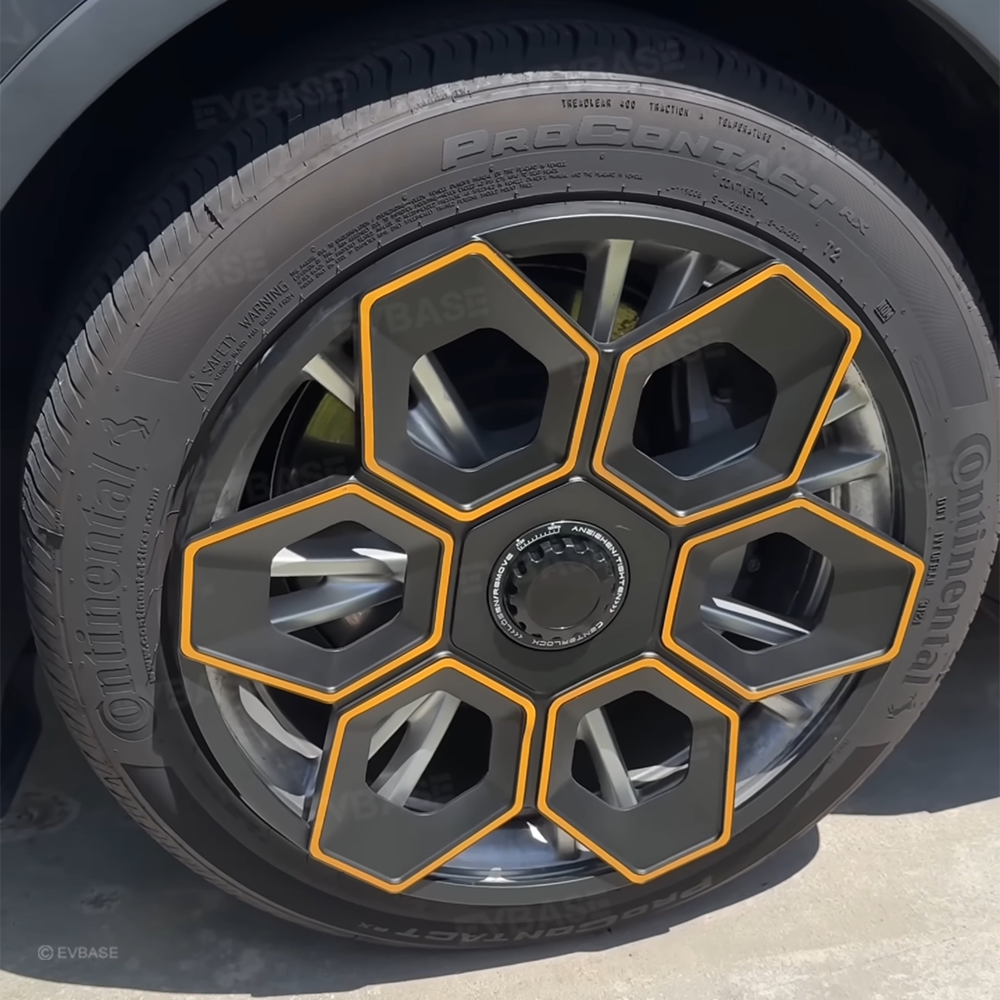 Model Y/ Y Juniper Wheel Covers 19 Inch Hex Wedge Hubcaps Honeycomb Wheels Style for Tesla
