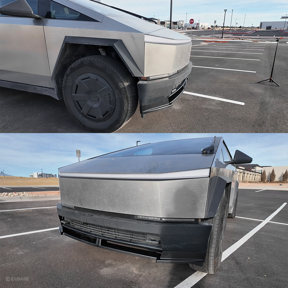 Cybertruck Front Bumper Lip Splitter ABS Front Lip for Tesla