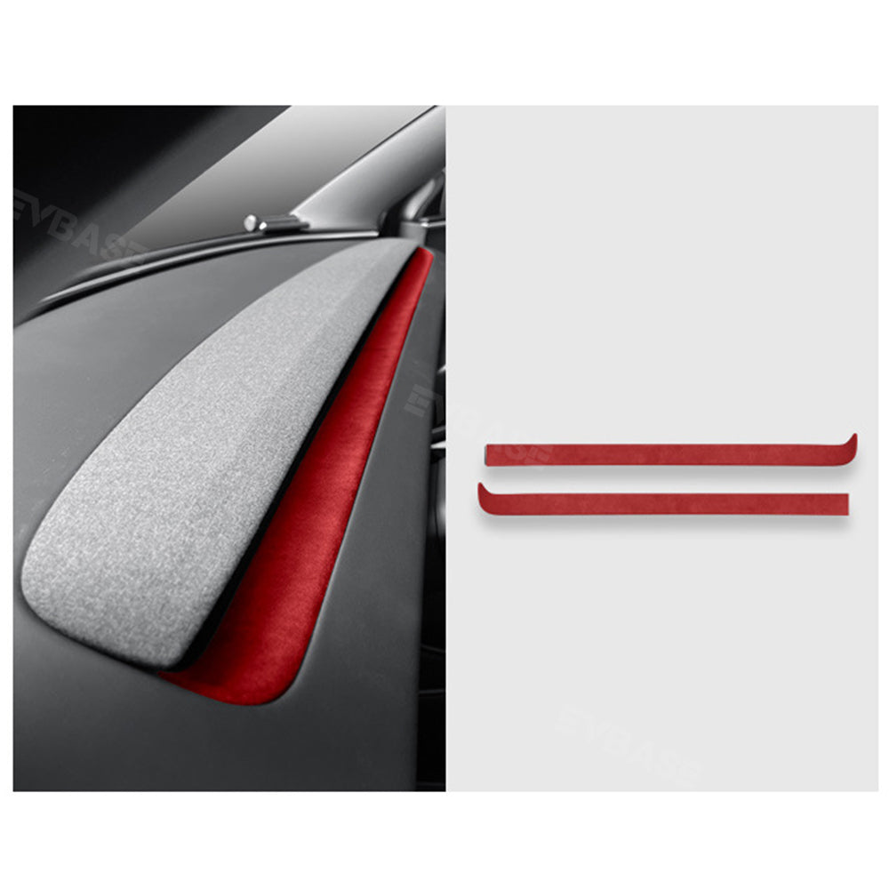 Model 3 Highland Alcantara Dashboard Air Outlet Cover Sticker Panel Trim Strip for Tesla