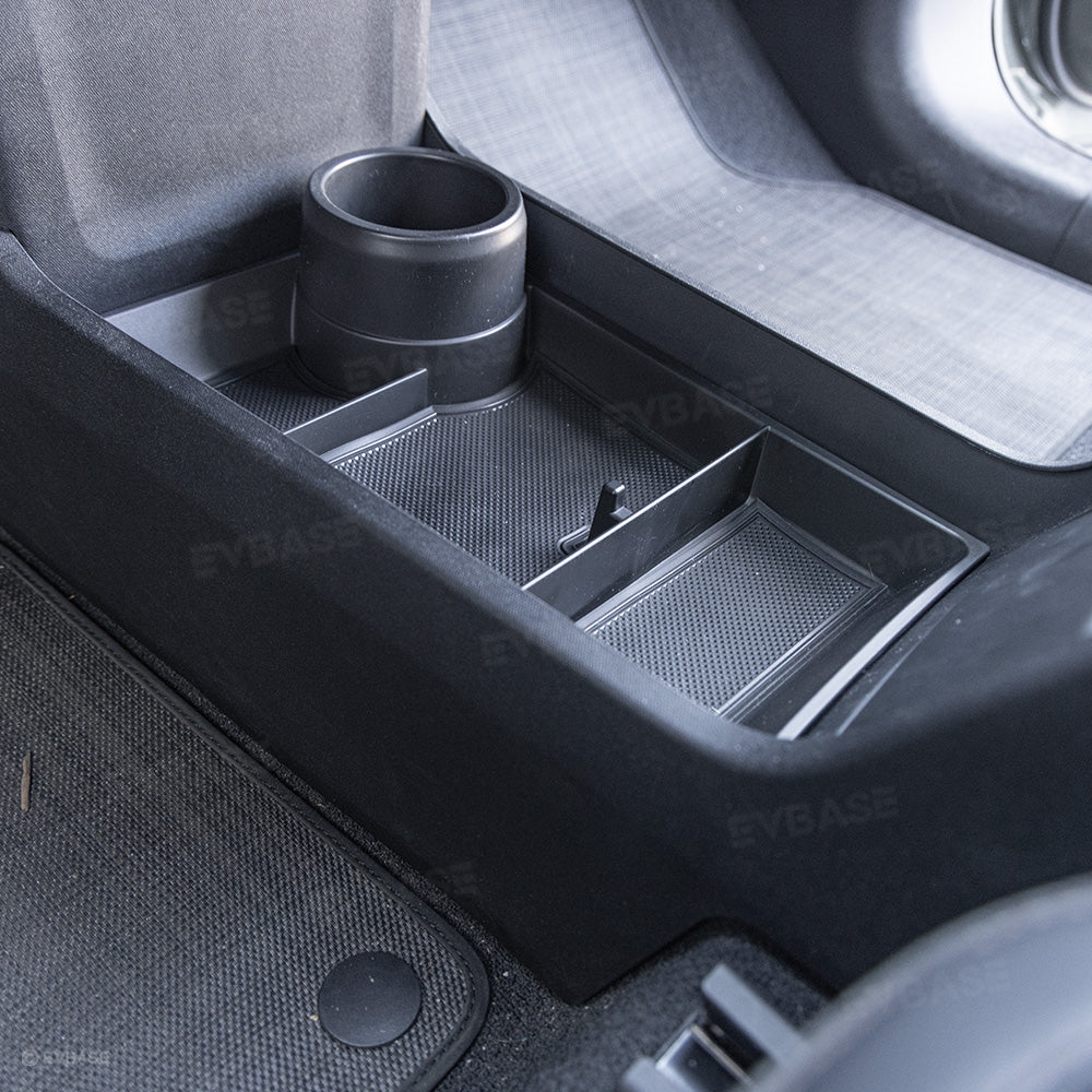 Lower Center Organizer for Rivian R2 Hidden Storage Box Interior Storage Insert Tray