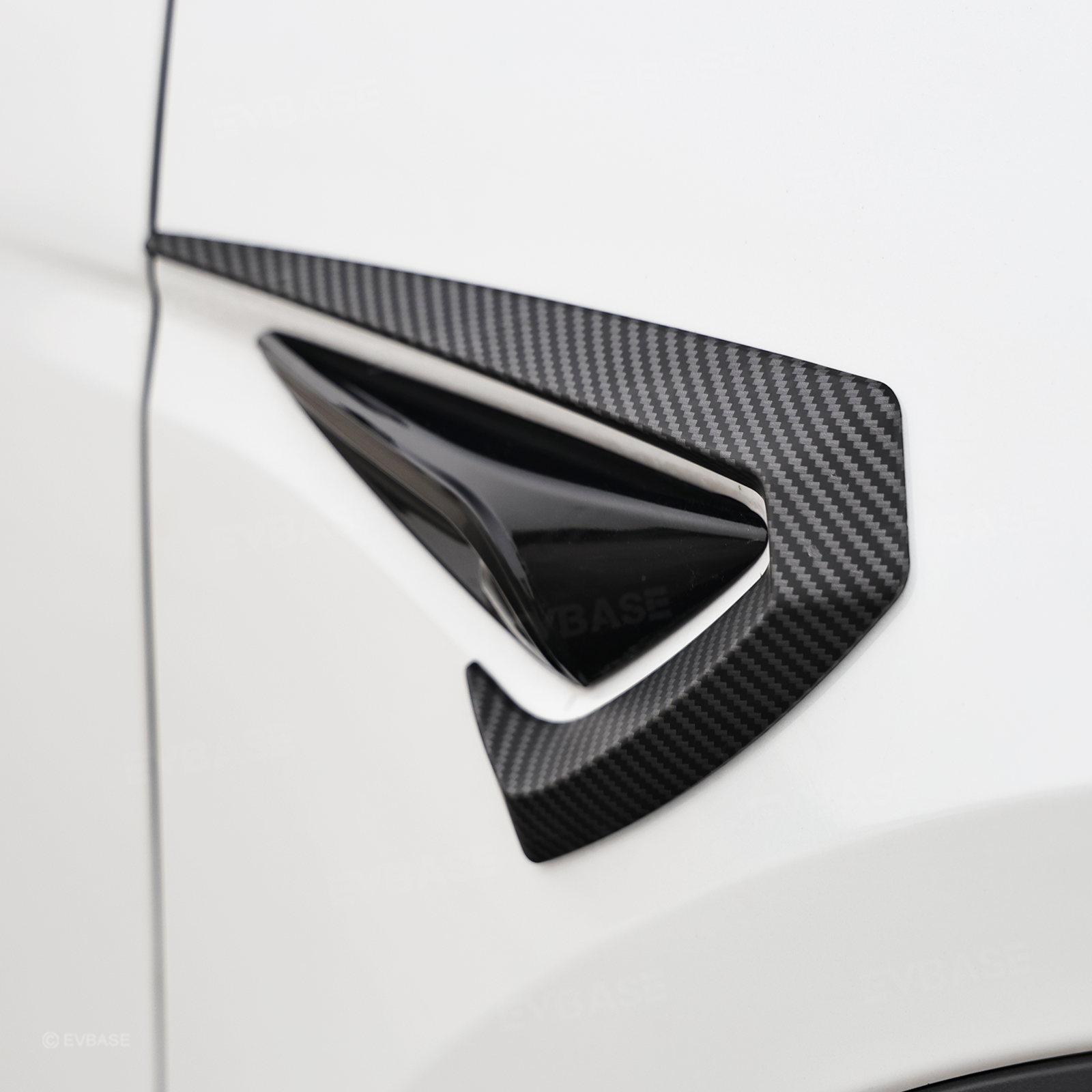 Side Fender Camera Vent Trim ABS Sporty Style Turn Signal Cover for Tesla Model Y/ Y Juniper & Model 3/ 3 Highland