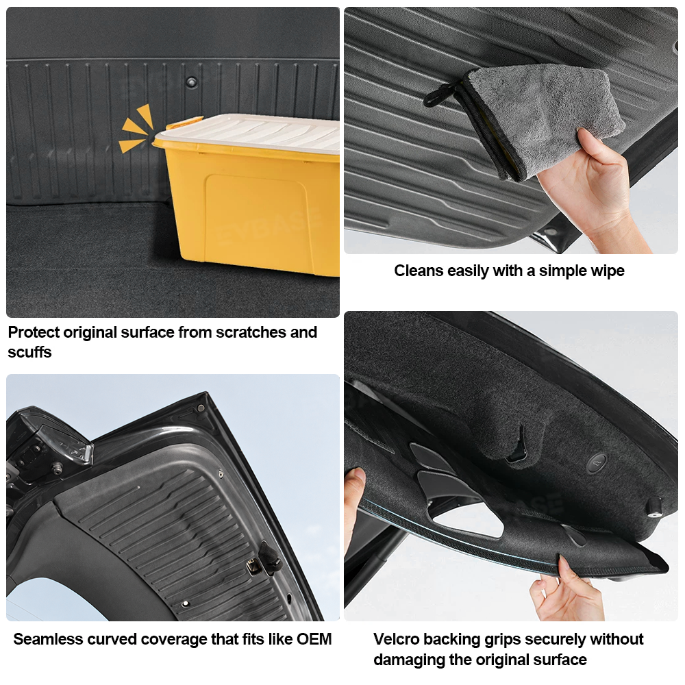 Model Y L Trunk Tailgate Protector TPE Rear Tailgate Cargo Liner Protective Mat