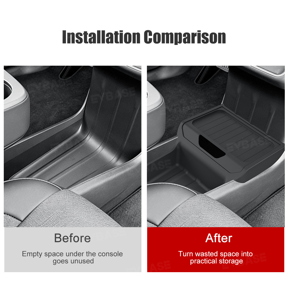 Model Y Juniper Standard Center Console Organizer Under Console Storage Tray for Tesla