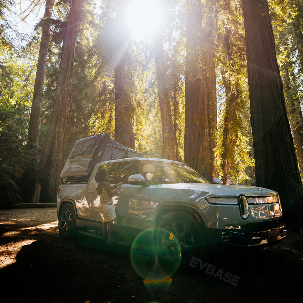 Running Boards for Rivian R1T/R1S Side Steps Nerf Bars with Letters Exterior Off-Road Accessories