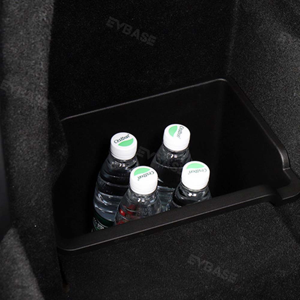 Model X Rear Trunk Storage Box Back Trunk Organizer Side Storage Bins for Tesla