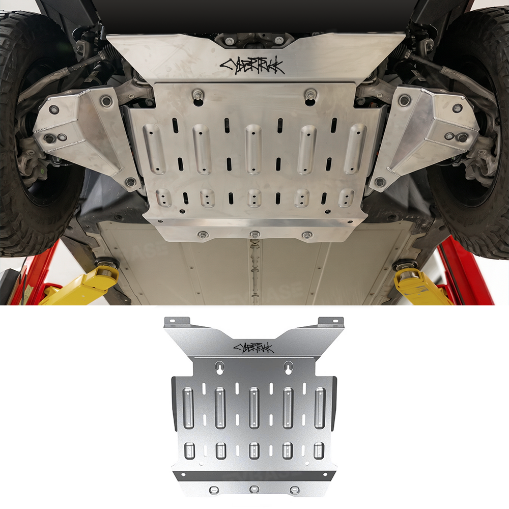 Cybertruck Front Skid Plate Heavy Duty Aluminum Off-Road Underbody Protection Guard Cover