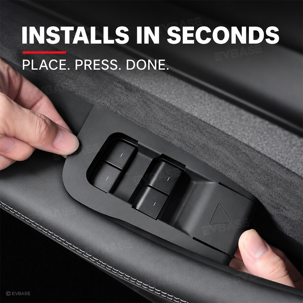 Model Y L Window & Door Switch Covers Silicone Window Switch Panel Protection Overlay Set