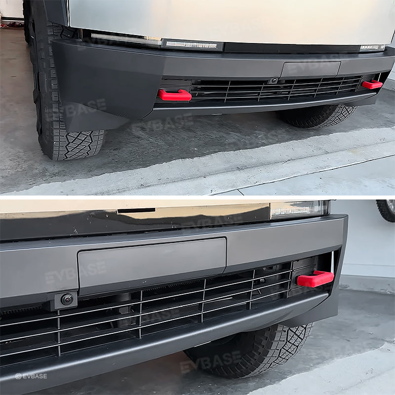Cybertruck Hook Covers Front Tow Hook Silicone Protective Covers 2PCS EVBASE