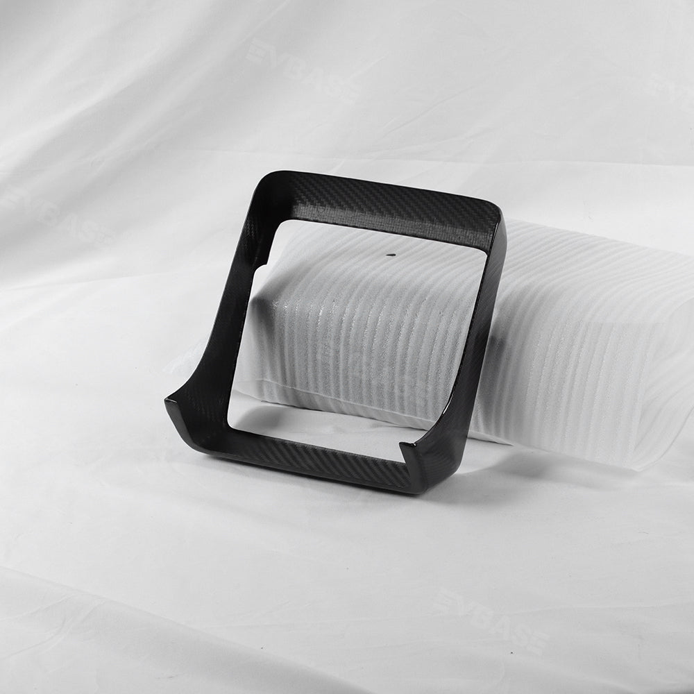 Model 3 Highland Rear Screen Frame Cover Real Carbon Fiber Back Screen Display Frame Overlay Tesla Model 3 Highland Rear Screen Frame Cover Real Carbon Fiber Back Screen Display Frame Overlay for Tesla