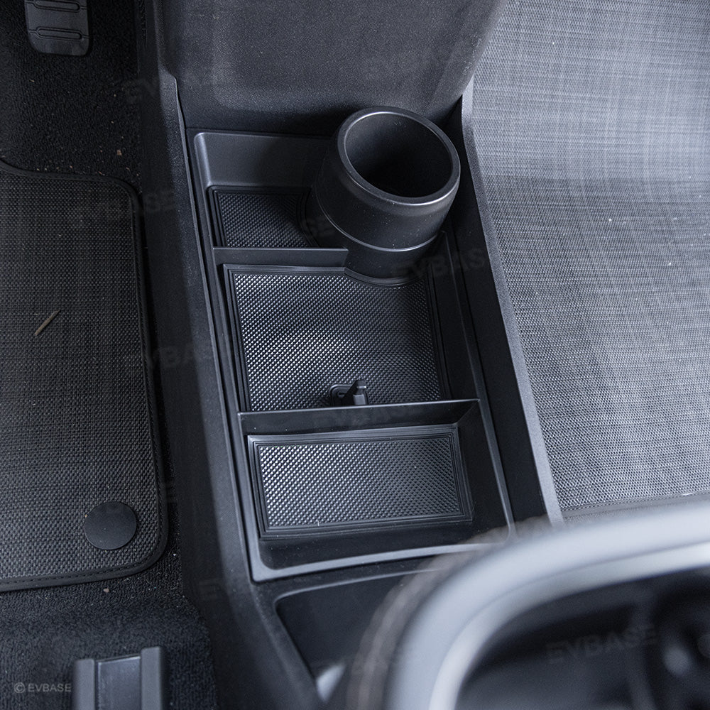 Lower Center Organizer for Rivian R2 Hidden Storage Box Interior Storage Insert Tray