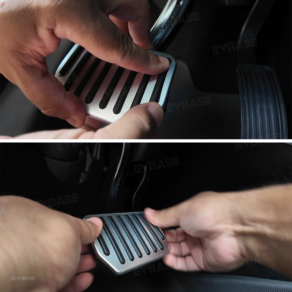 Model Y Juniper/3 Highland Non-Slip Pedal Covers Performance Aluminum Accelerator Brake Pedal Set