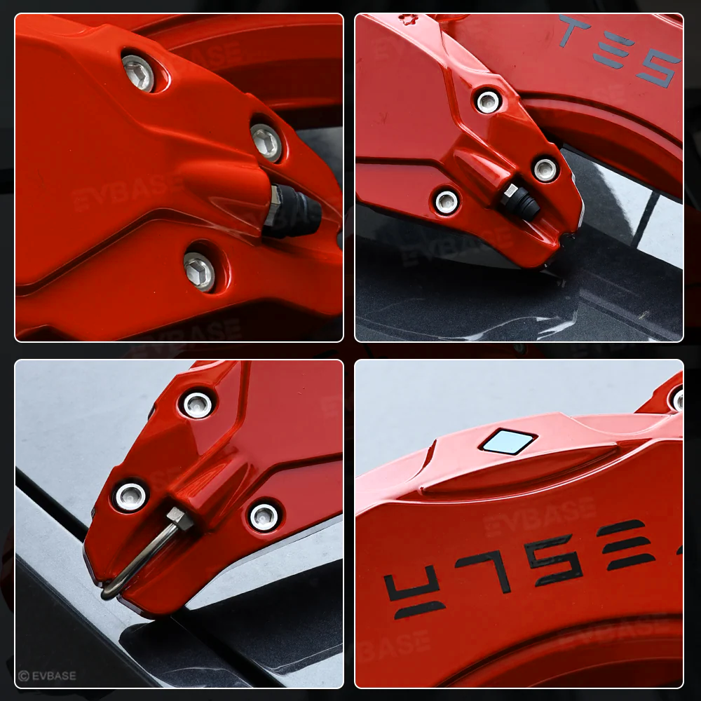 Model Y Juniper Standard Brake Caliper Covers Set Performance Aluminum Front & Rear Caliper Protector Precision Bolt-On