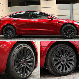 Tesla Model 3 Highland 18inch Überturbine Wheel Covers Photon Wheel Caps Matte Hub Caps 4PCS